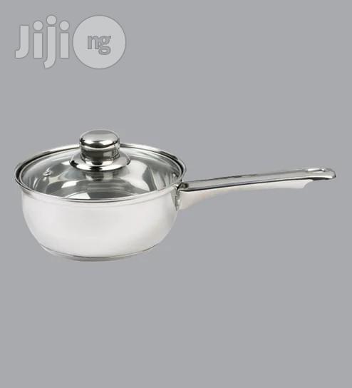 Silver Stainless Steel Sauce Pan ,2000 Ml