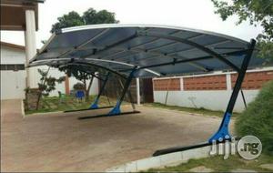 Unique Three Cars Movable Car Port
