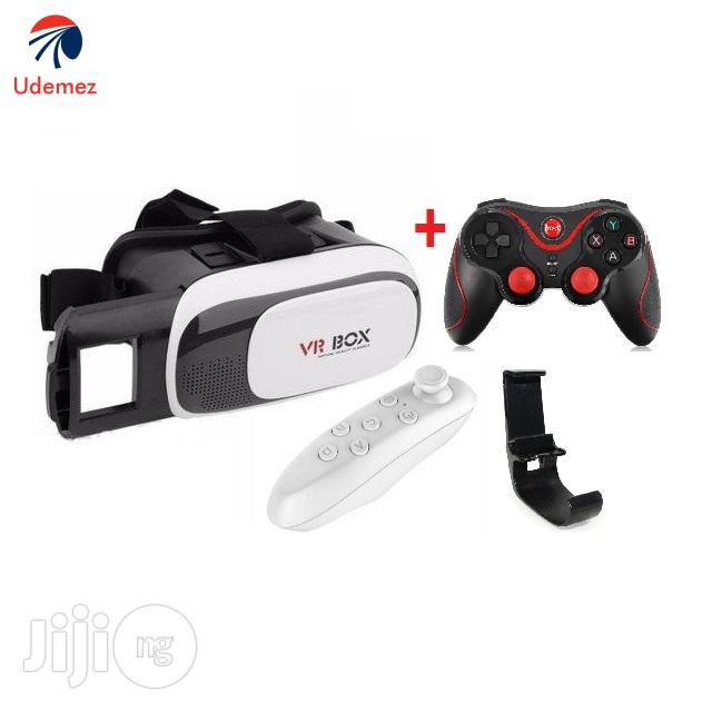 3D Virtual Reality Glasses With Wireless Gamepad