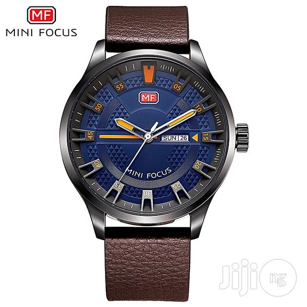 Minifocus Watches Big Dial Waterproof Blue Men Watch in Ikeja