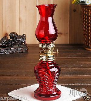 Room Light Kerosene Vintage Assembled Glas Wick Lantern Lamp