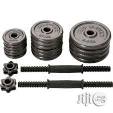New 30kg Chrome Detachable Dumbbells