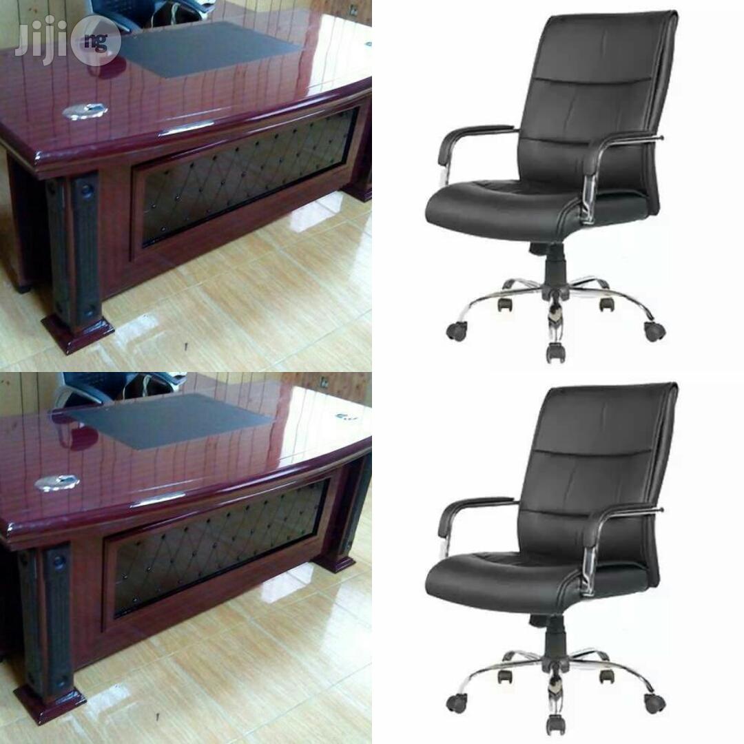 Executive Office Table Together With Executive Chair