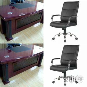 Executive Office Table Together With Executive Chair