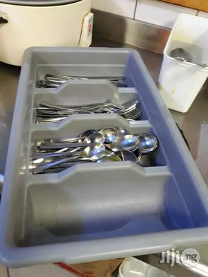 Cutlery Tray Bin Kitchen Silverware Flatware Condiments Storage Caddy