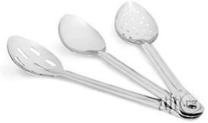 Trimontina Braz 2piece, 13-inch Serving Spoon, Perforated Spoon