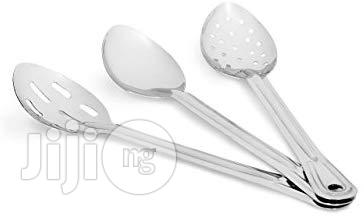 Trimontina Braz 2piece, 13-inch Serving Spoon, Perforated Spoon