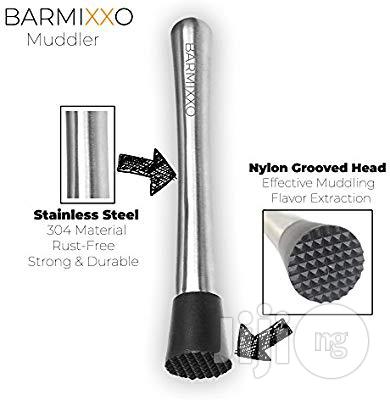 Cocktail Mixing Spoon Garnish Fork 9 Inch Drink Muddler Frui