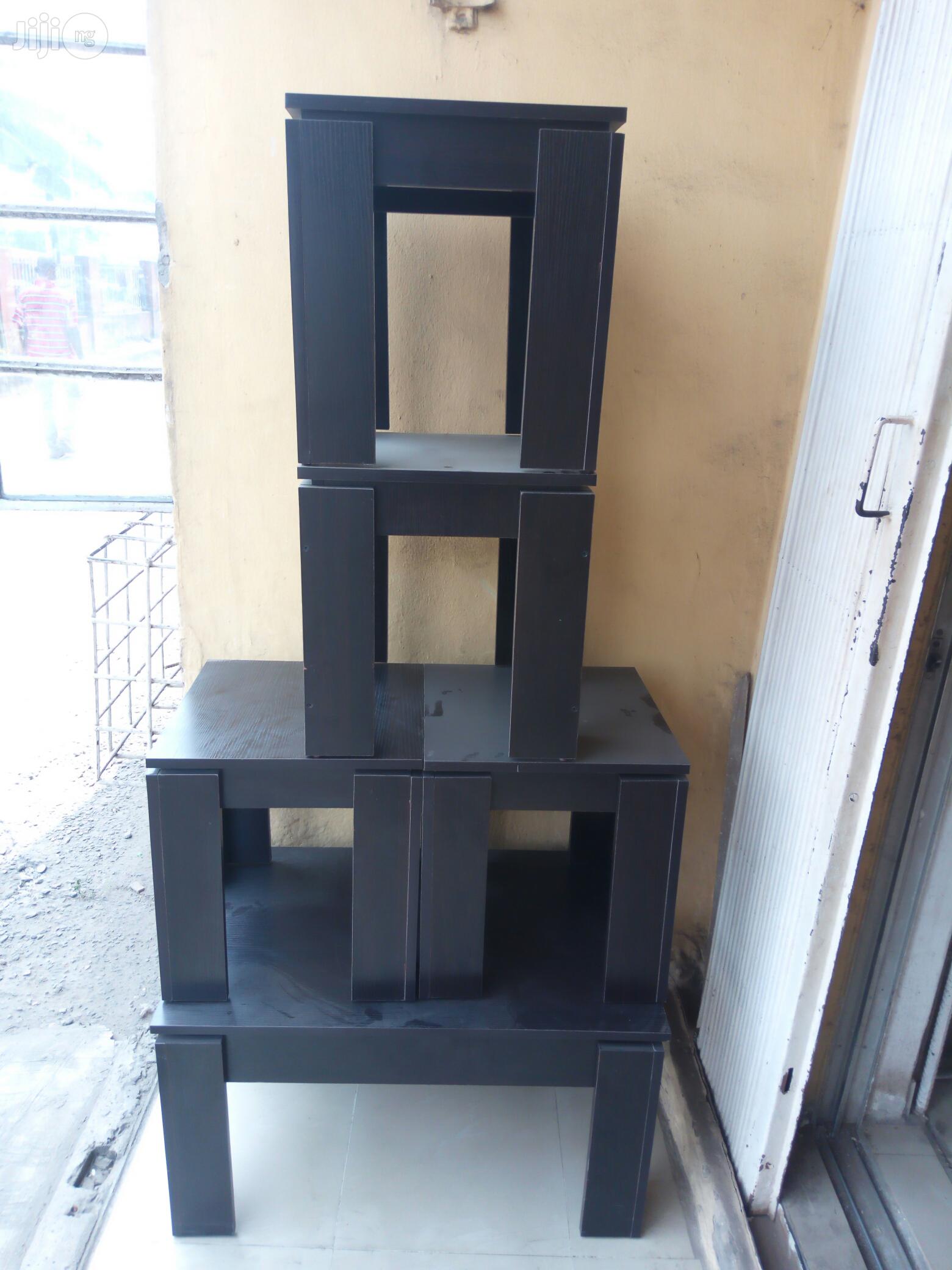 Centre Table Together With 4pcs Side Stool