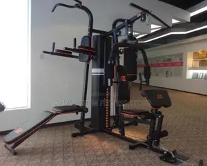 3 Station Home Gym With Punching Bag And Sit Up 678