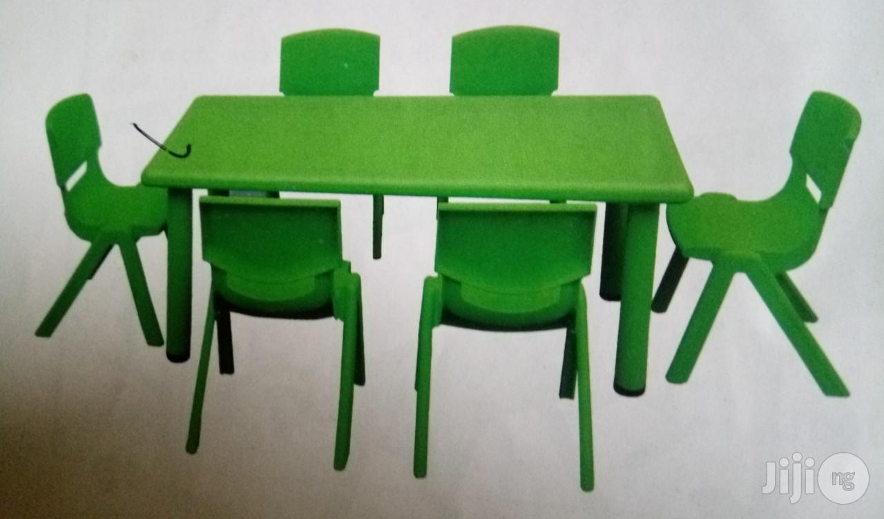 Classroom Chairs And Square Table