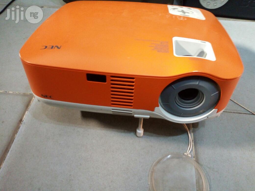 Orange Colour Neat Projector