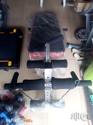 Sit Up Bench With Resistance Band and Push Up Bar