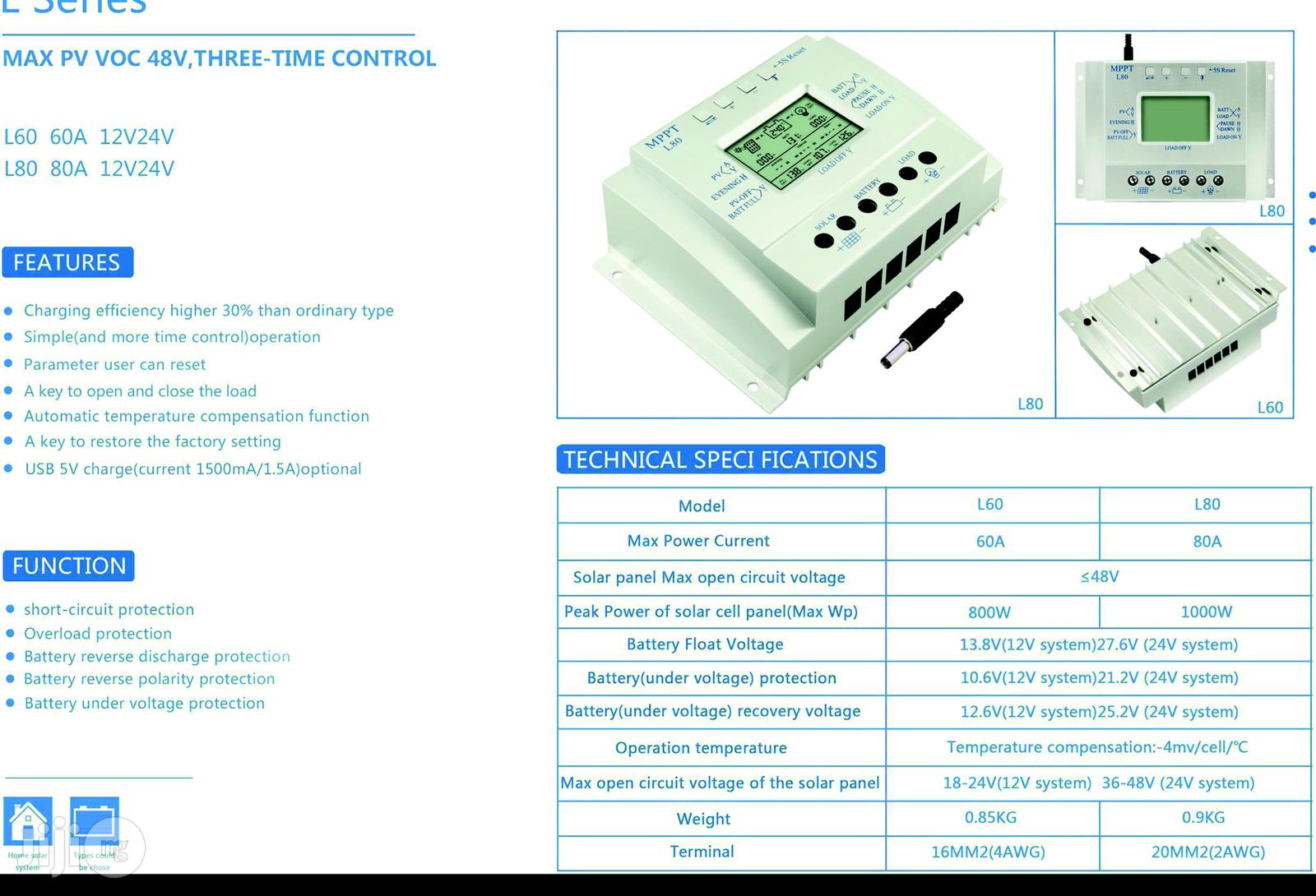 60a Solar Charge Controller (On Discount)
