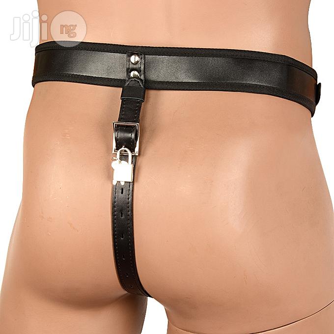 Male Chastity With Penis Lock Cage