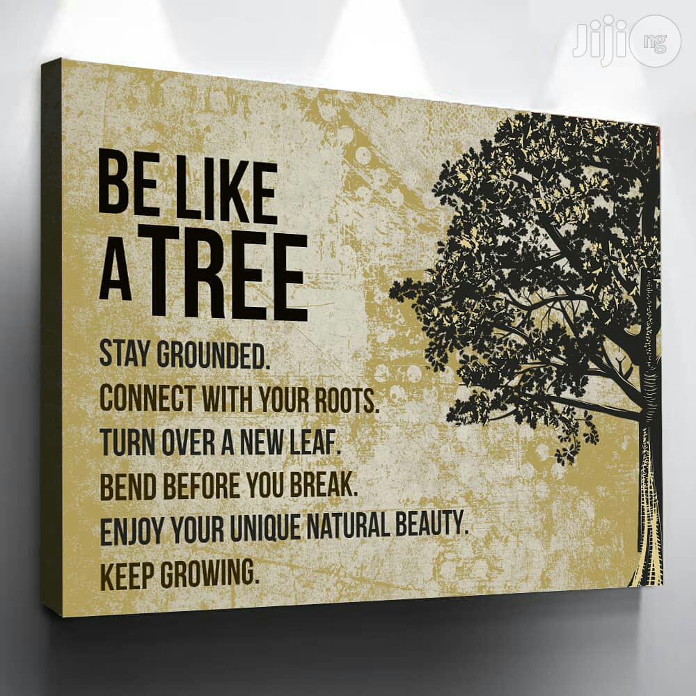 Be Like a Tree
