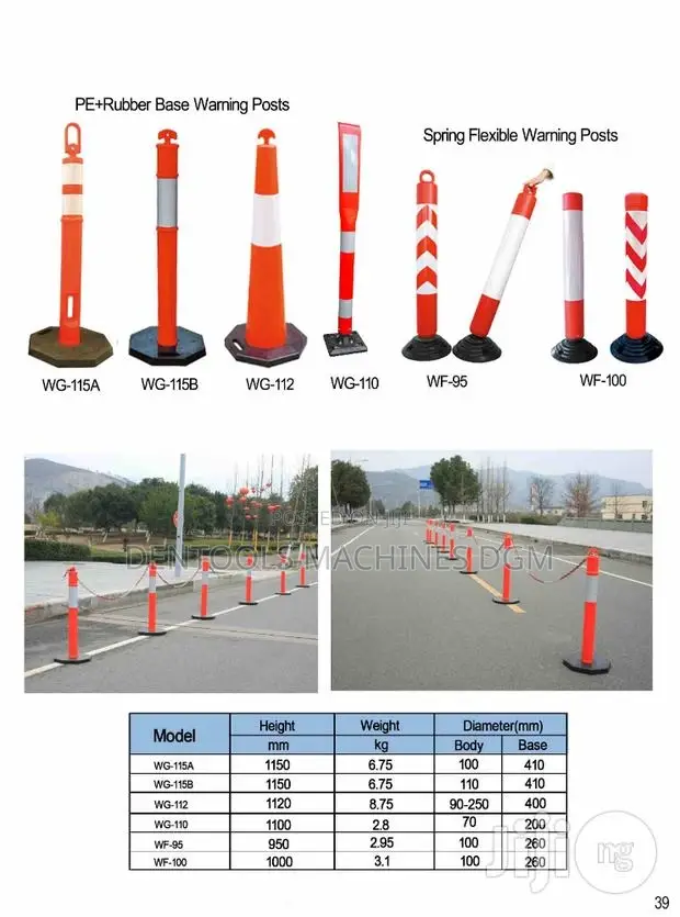 Safety PVC Cones And Roads Traffic Equipment