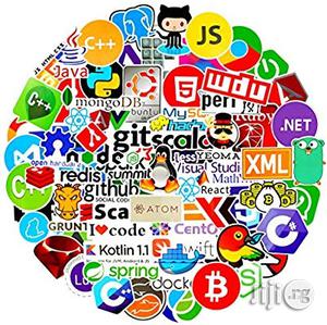 Laptop Stickers Pack For Technology Developer 72pcs Programming