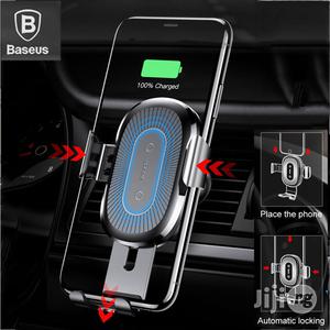 Baseus Qi Wireless Fast Car Charger With Holder Mount