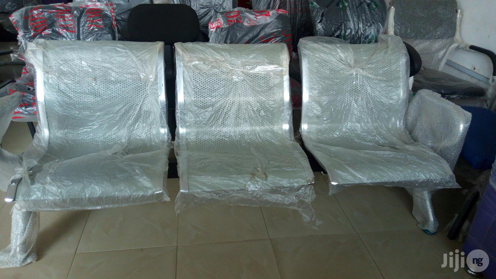 IRON Waiting Chairs 3 Seater