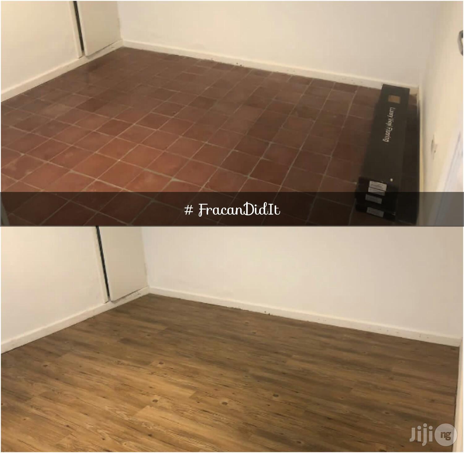 Water And Fire Proof Vinyl Flooring. Free Installation Inclusive