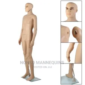 Bald Head Full Body Plastic MALE Detachable Mannequin
