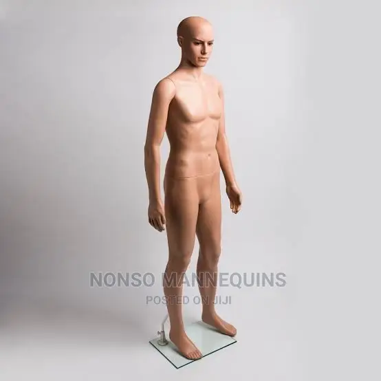 Bald Head Full Body Plastic MALE Detachable Mannequin