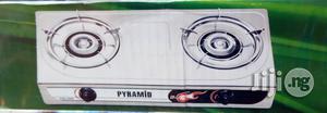 Pyramid Double Burner Gas Cooker Stainless