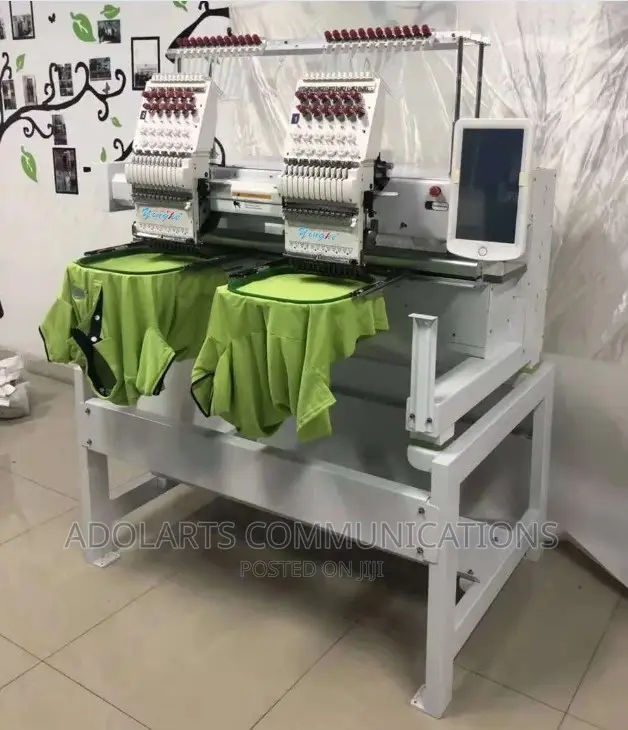 Embroidery Monogram Machine With 2 Heads And 9 Needles