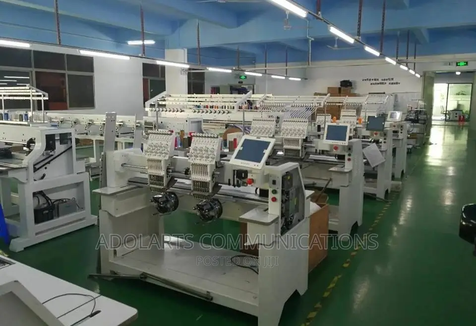 Embroidery Monogram Machine With 2 Heads And 9 Needles