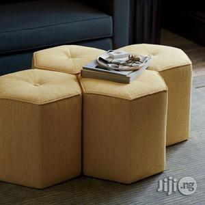 Hexal Upholstered Side Stools (4 Pieces) (Reference: Fx255)