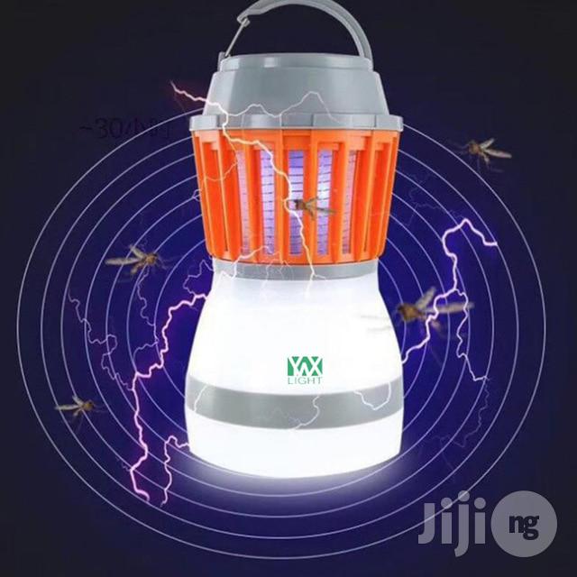 LED Light Mosquito Killer Lamp + Solar Panel USB Charging