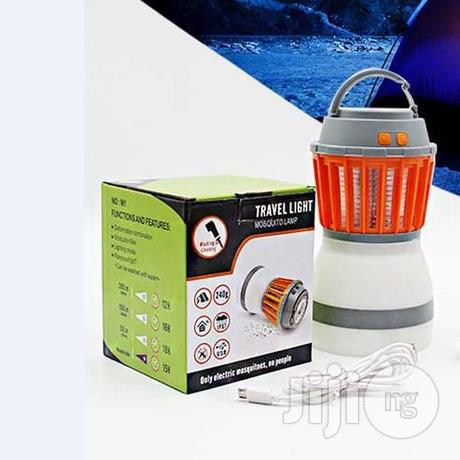 LED Light Mosquito Killer Lamp + Solar Panel USB Charging