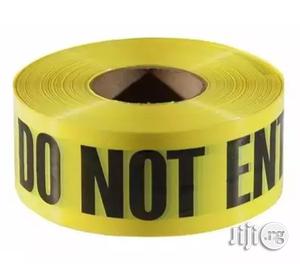 Caution Do Not Enter Barricade - Yellow