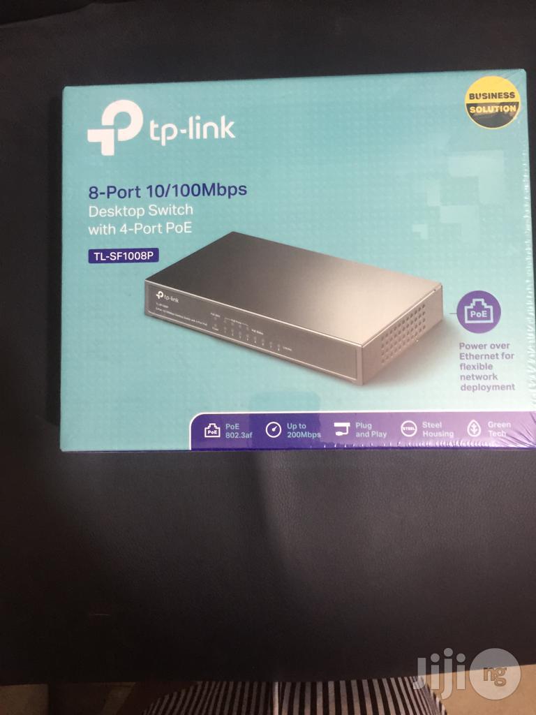 T P-Link 8-Pot 10/100 Poe Switch