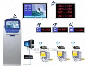 Bank,Hospital Queuing Touch Screen Thermal Ticket Dispenser