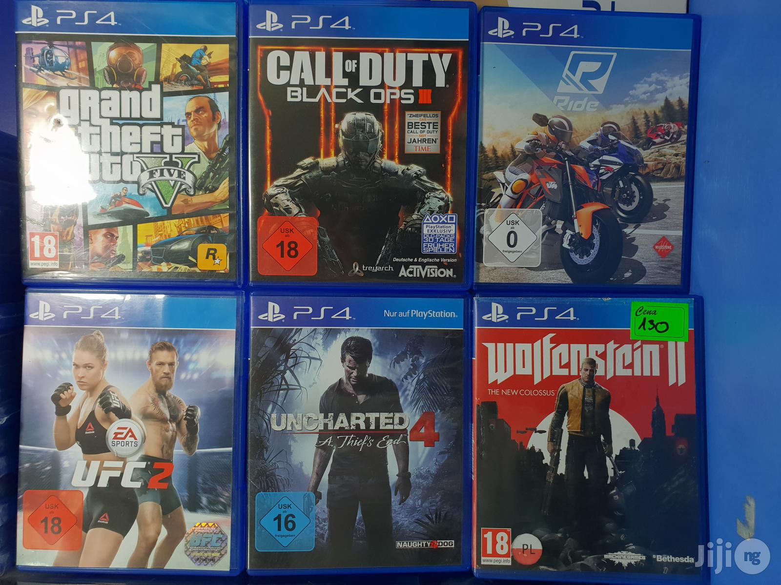 Playstation 4 Game Cds
