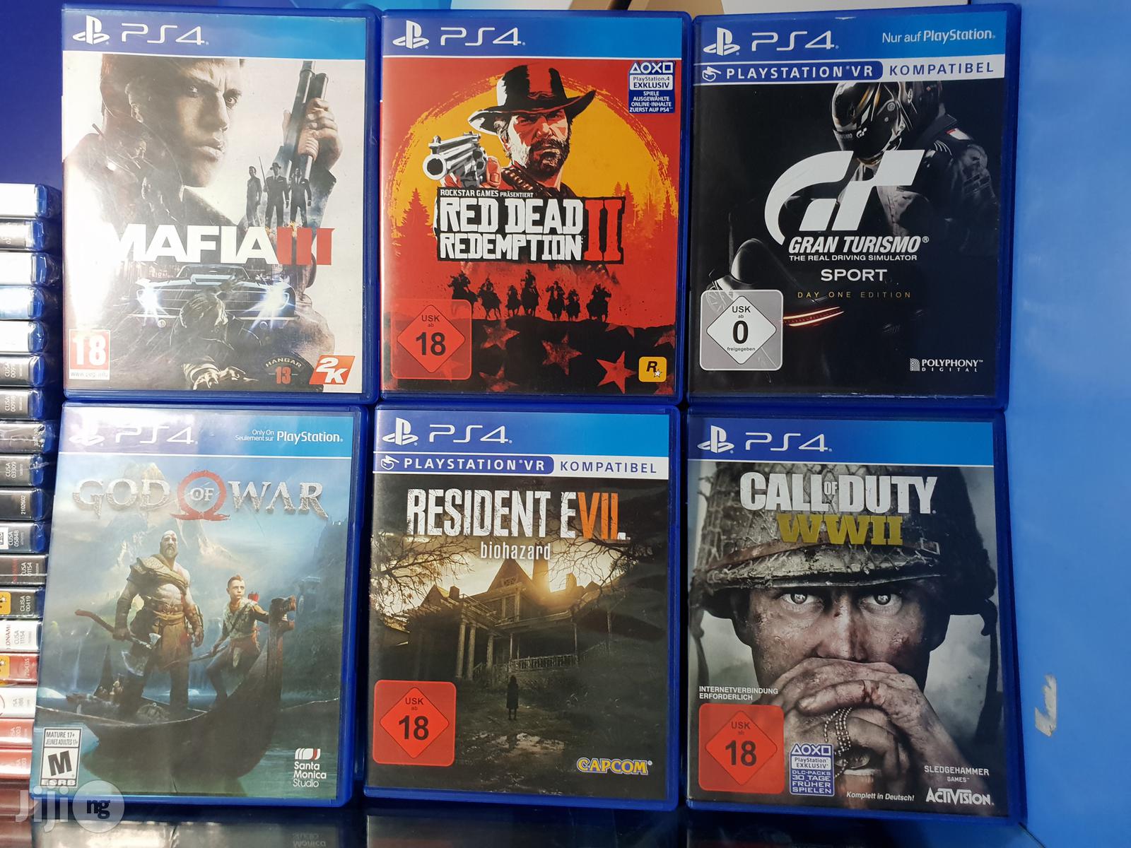 Playstation 4 Game Cds