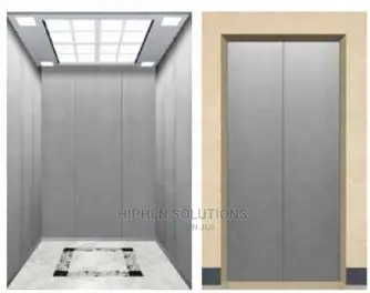 Commercial Usage 8 Persons 630KG Passenger Elevator Silver Colour