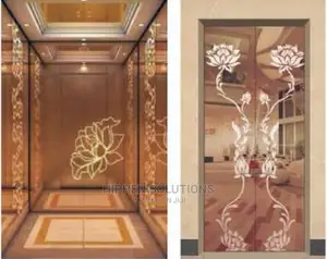 Elevator Cabin With Decoration 450kg 6 Person Passenger Lift