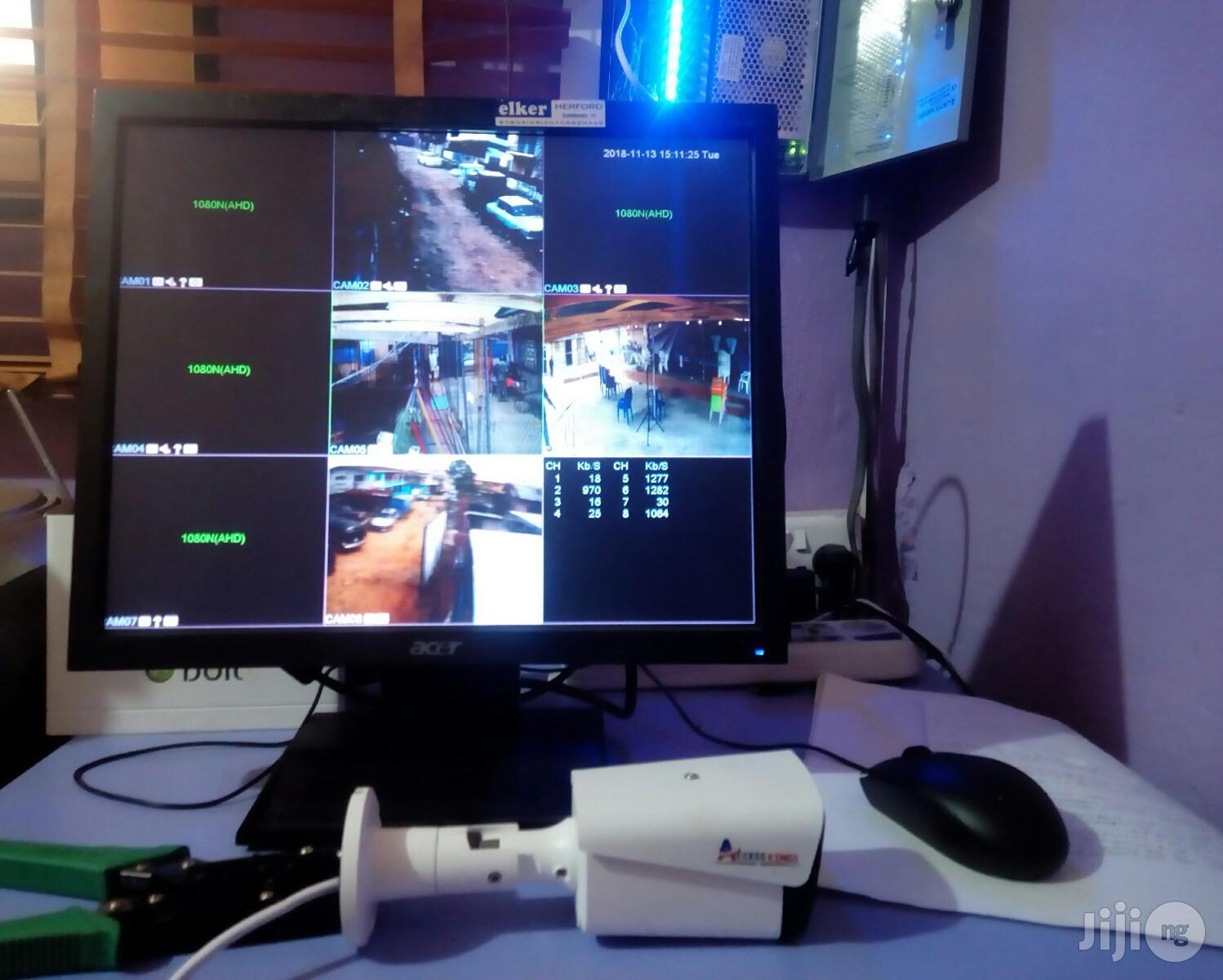 CCTV Camera Solar Inverter Installation