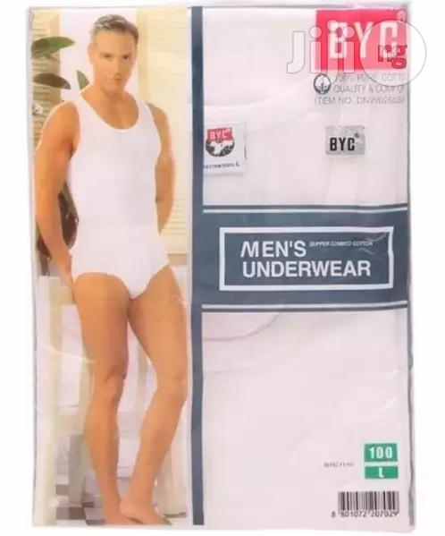 BYC Singlet for Men - 1 Pack - White