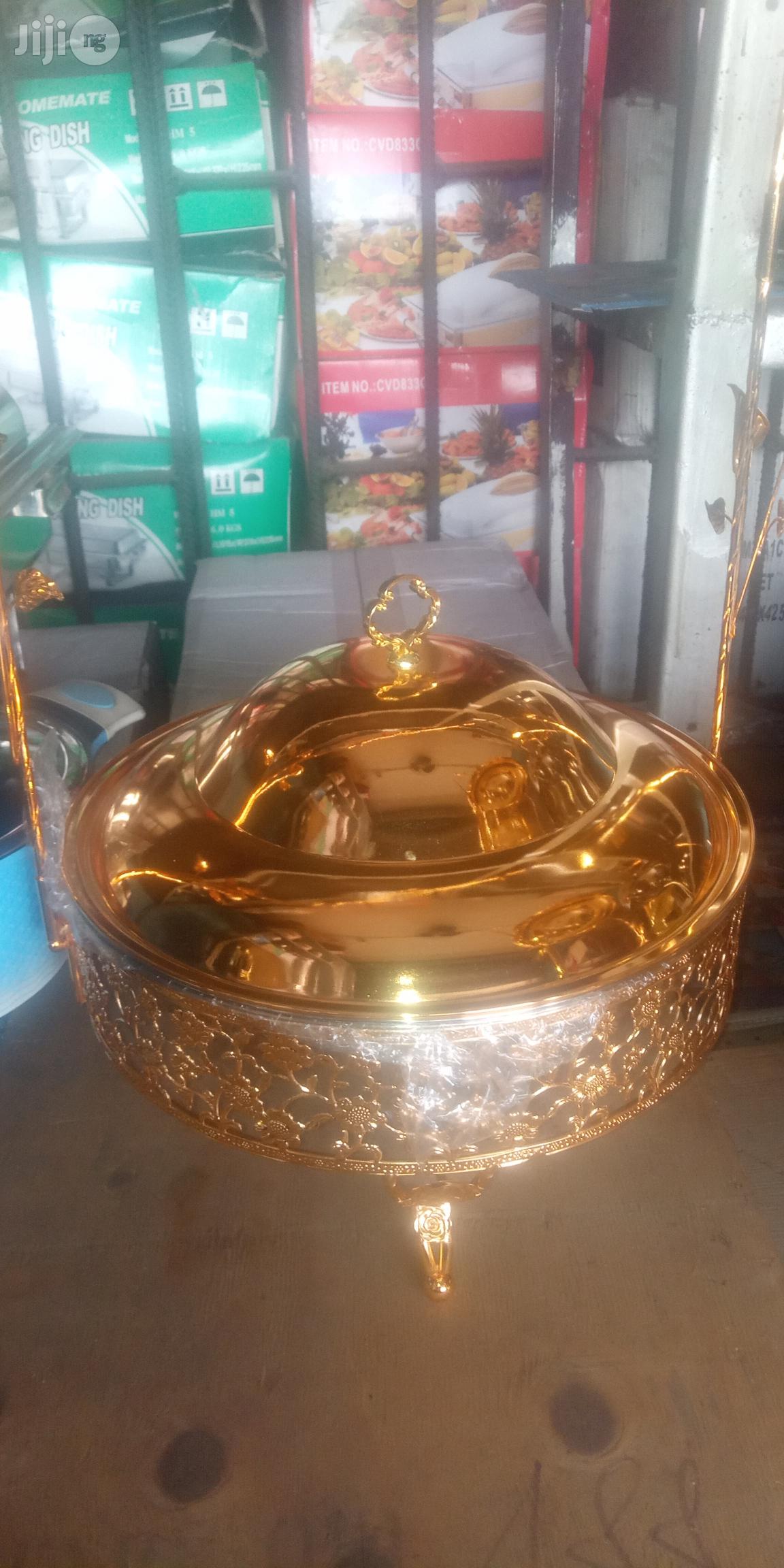 Golden Hanging Cheffing Dish