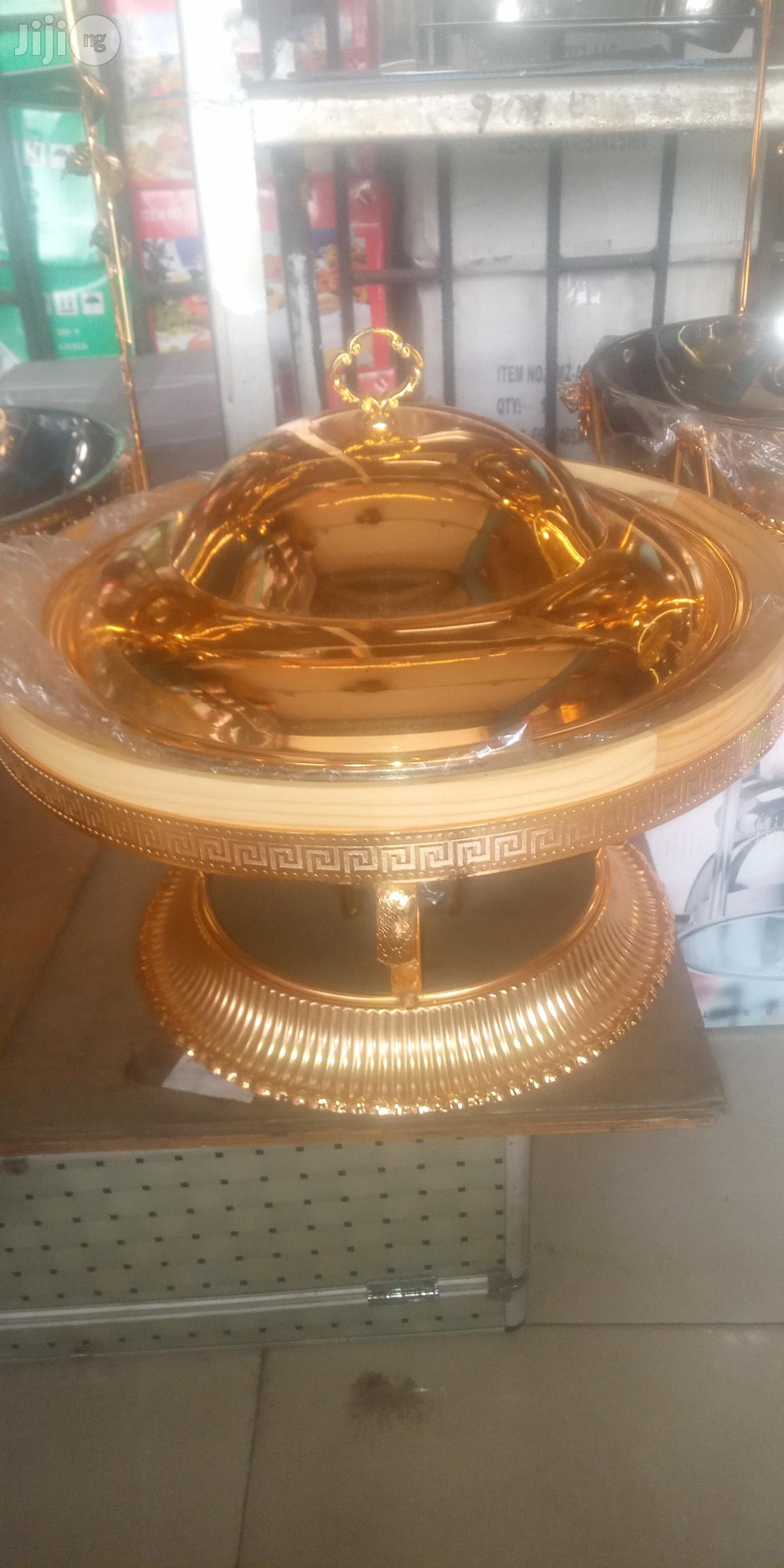 Golden Hanging Cheffing Dish
