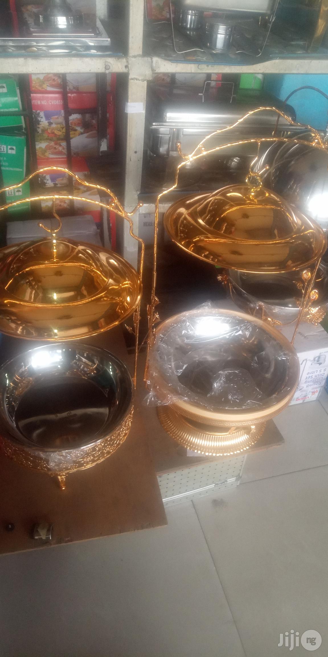 Golden Hanging Cheffing Dish