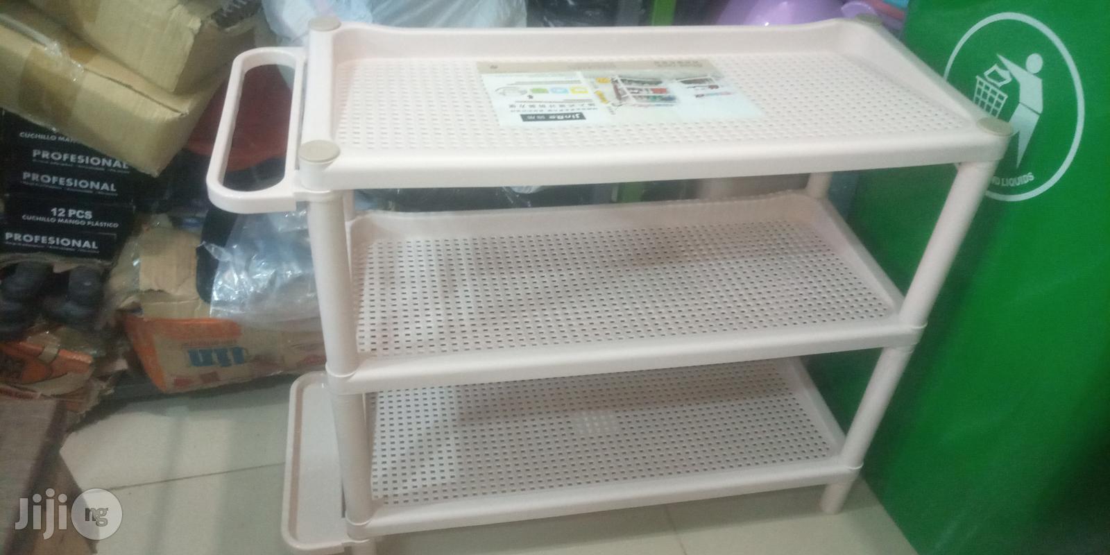 Plastic Three Layer Shoe Rack