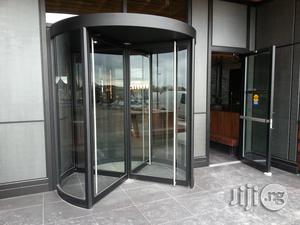 Photo - Installation Of Automatic Revolving Door