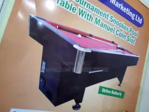 Coin Wood Operated Pool Table
