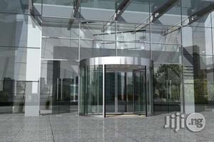 Economic And Efficient Revolving Door System