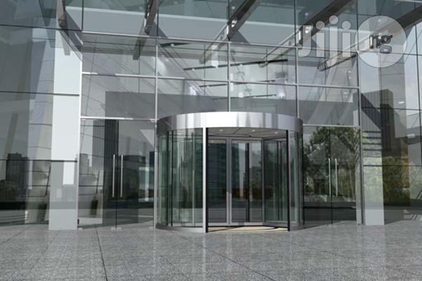 Economic And Efficient Revolving Door System